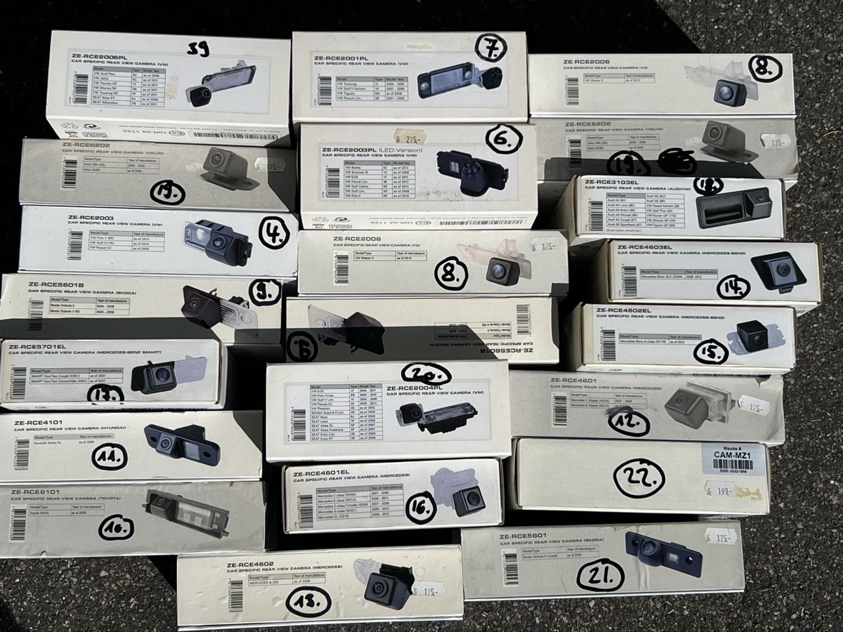 Alle Autoersatzteile: Diverse Rückfahrkameras – Neu und originalverpackt aus Männedorf von Dirk_Diggler_