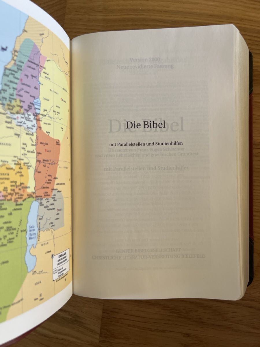 Bücher: Die Bibel mit Parallelstellen und Studienhilfen, neu – Neu (gemäss Beschreibung) aus Basel von clembou 4