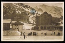 Wengen, Eisrink und Jungfrau, Ortspartie