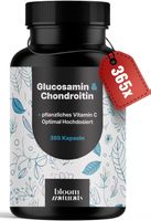 Glucosamin + Chondroitin Kapseln – 365 Stück Hochdosiert