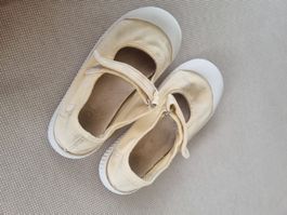 Igor Klettschuhe Gr 27 (28), Baumwolle, hellgelb