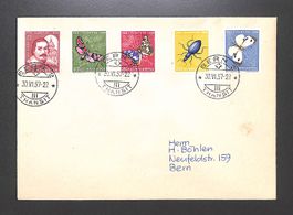 1956 Satzbrief Pro Juventute BERN TRANSIT 30.VI.57