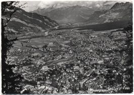 CHUR Ansicht auf Bahnhof von oben