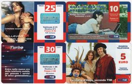 4 interessante Prepaid Telefonkarten aus Italien
