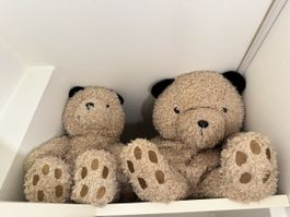 Teddybären Set mit 2 Stueck braun guter Zustand