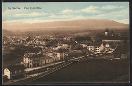 AK La Sarraz, Vue Générale, 1924