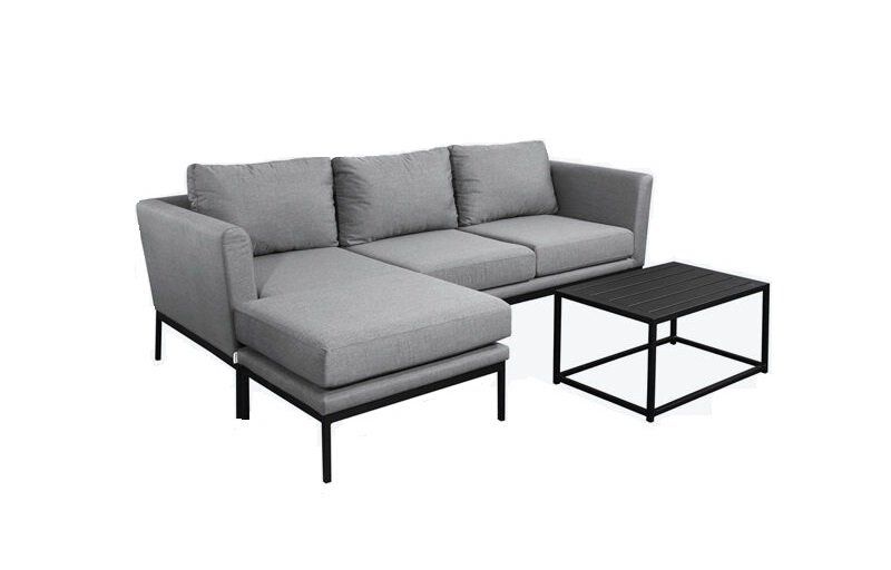 Divani: Gartenlounge Sunbrella grau – Nuovo e nell'imballaggio originale da Bern venduto da rattan-lounge