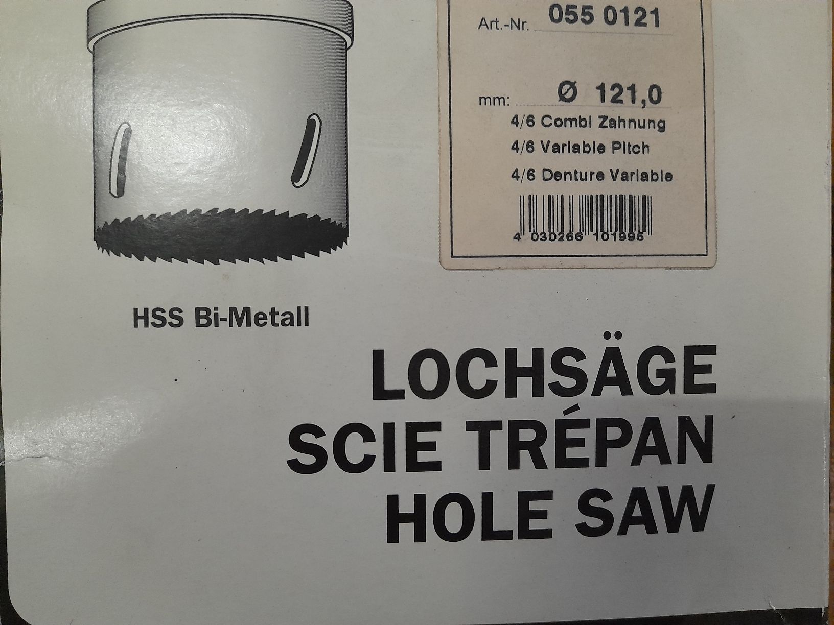 Tutti gli attrezzi: Lochsäge 121mm Durchmesser Neu Original Verpackt – Usato da Stetten AG venduto da 19487777