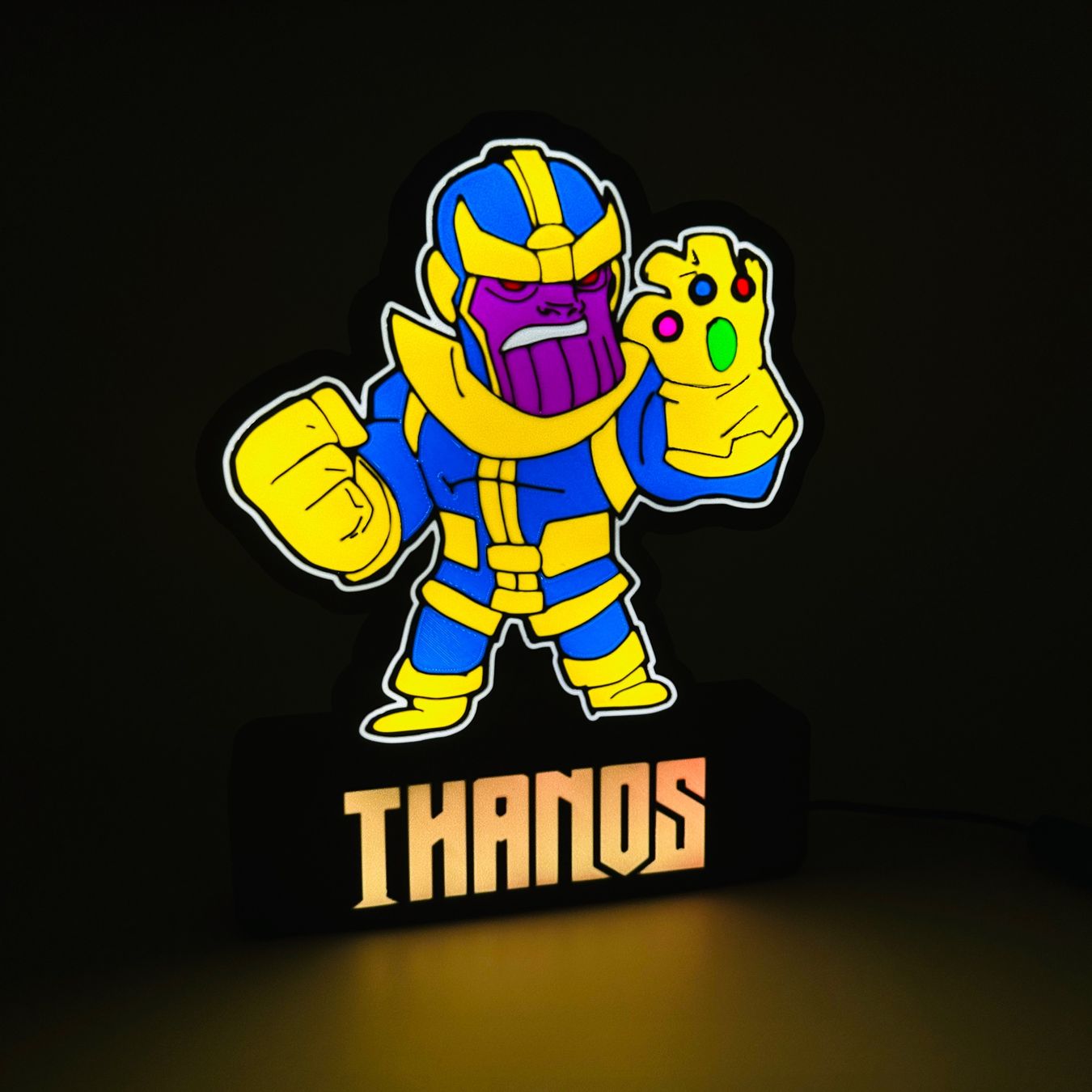 Lampade: Lightbox lampe led THANOS RGB – Nuovo (secondo la descrizione) da Vicques venduto da PAMB3D 3
