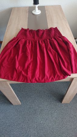 Schulterfreies Shirt Bordeaux Grösse 58/60