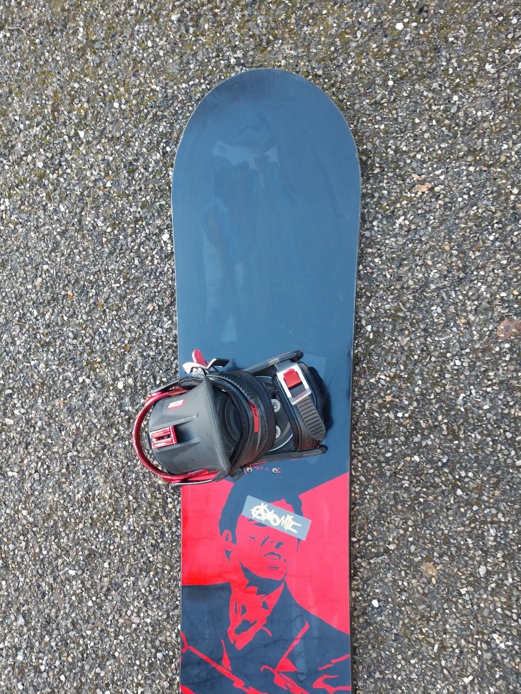 Atomic Board: Atomic Terminal Snowboard 161cm Breit 160 165 Russian Bindun – Usato da Kilchberg venduto da Iniminishort 3