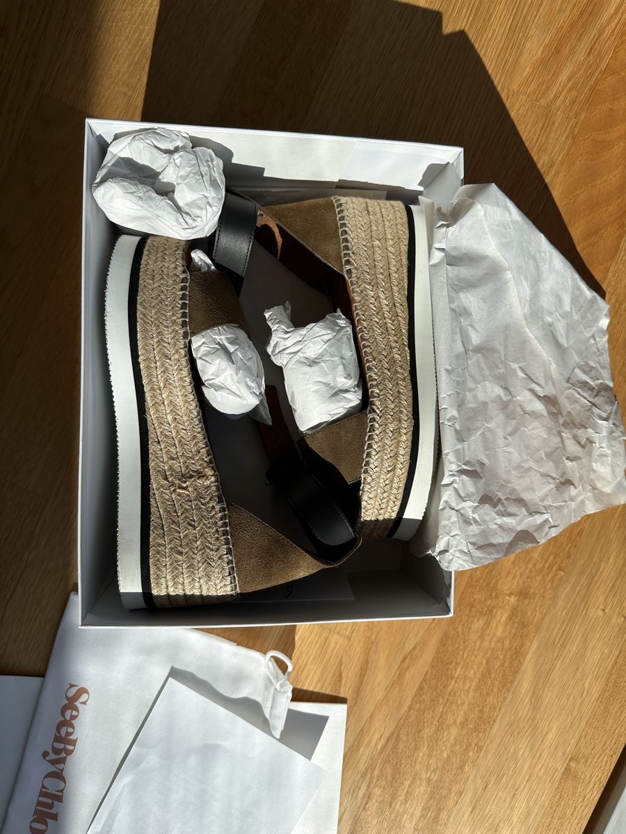 Chloé Damenschuhe: SeeByChloe Espadrilles Wedges Platform Sandals Gr. 39 – Neu (gemäss Beschreibung) aus Herrenschwanden von mclaire.morrison 2