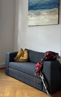 Zweiersofa dunkelgrau Schlafsofa Nichtraucher