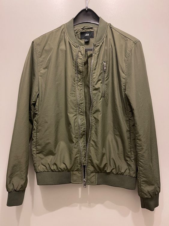 Blouson bomber homme H M vert kaki taille S Kaufen auf Ricardo