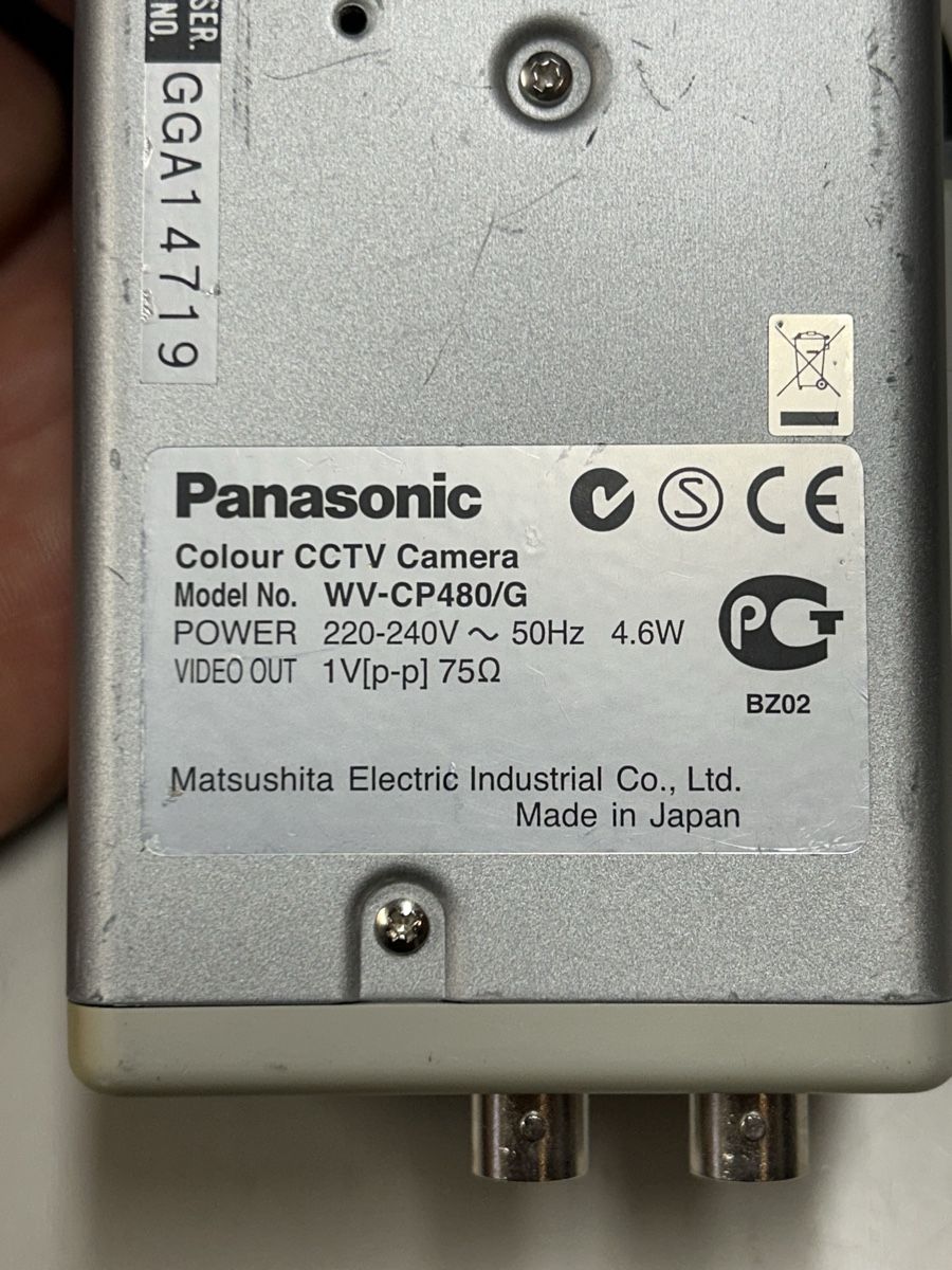 Panasonic Camcorder: Panasonic CCTV WV-CP480/G – Gebraucht aus Gossau ZH von Kustergo 2
