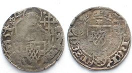 Erzbistum KÖLN Schilling 1514 PHILIPP II. GRAF VON DAUN Ag