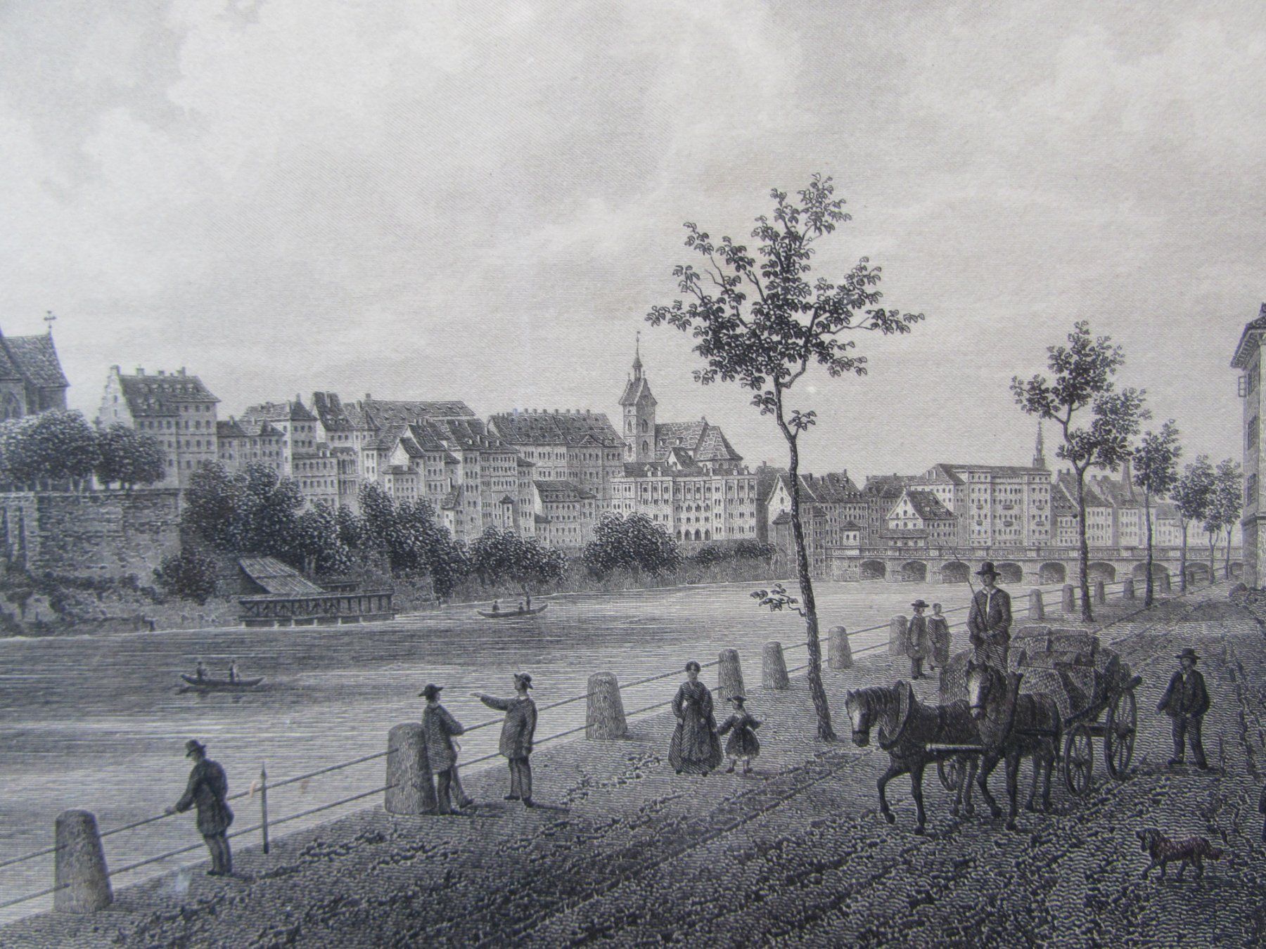 Stiche: Basel, Stahlstich – Gebraucht aus Walchwil von Shells1