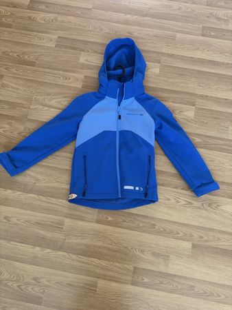 Tolle Kinder Softshell Jacke, Gr. 128, blau, für den Frühlin