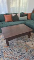 Couchtisch Holz dunkel mit Schubladen gebraucht Zustand
