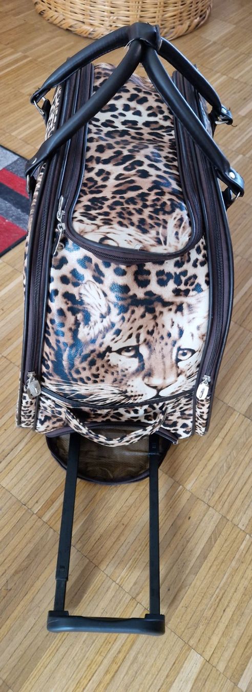 Borse: exklusive Reisetasche mit Leopardenmuster – Usato da Zürich venduto da Sissi-Minouche 3