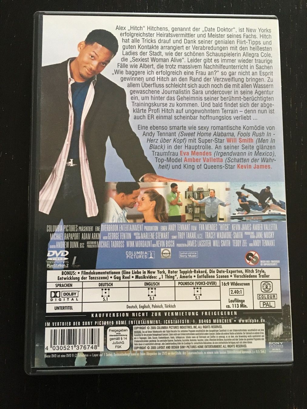 Tutti i DVDs: DVD Hitch der Date Doktor – Usato da Regensdorf venduto da scheissspiel 1