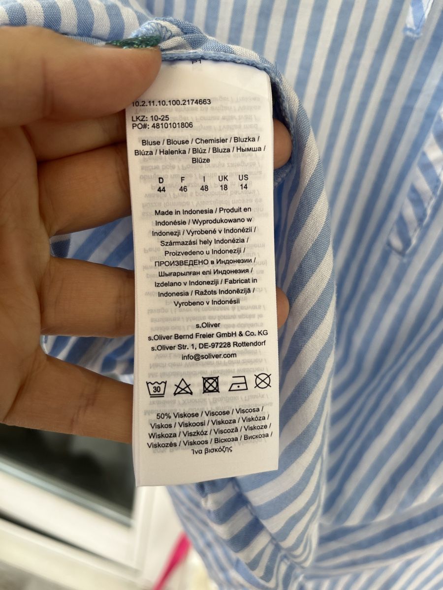S.Oliver Camicette: Carmenbluse von S.Oliver – Nuovo (secondo la descrizione) da Neuenhof venduto da Ivita 2