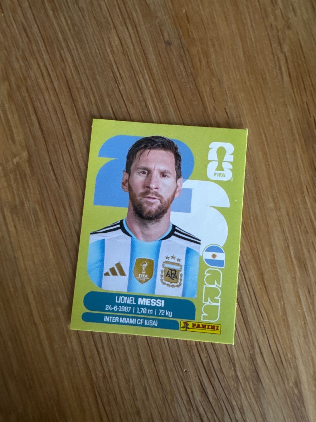 Panini Cartes à collectionner: Messi Panini WC 2026 / ARG 17 – Neuf (Voir description) à Wallisellen par gin_collector