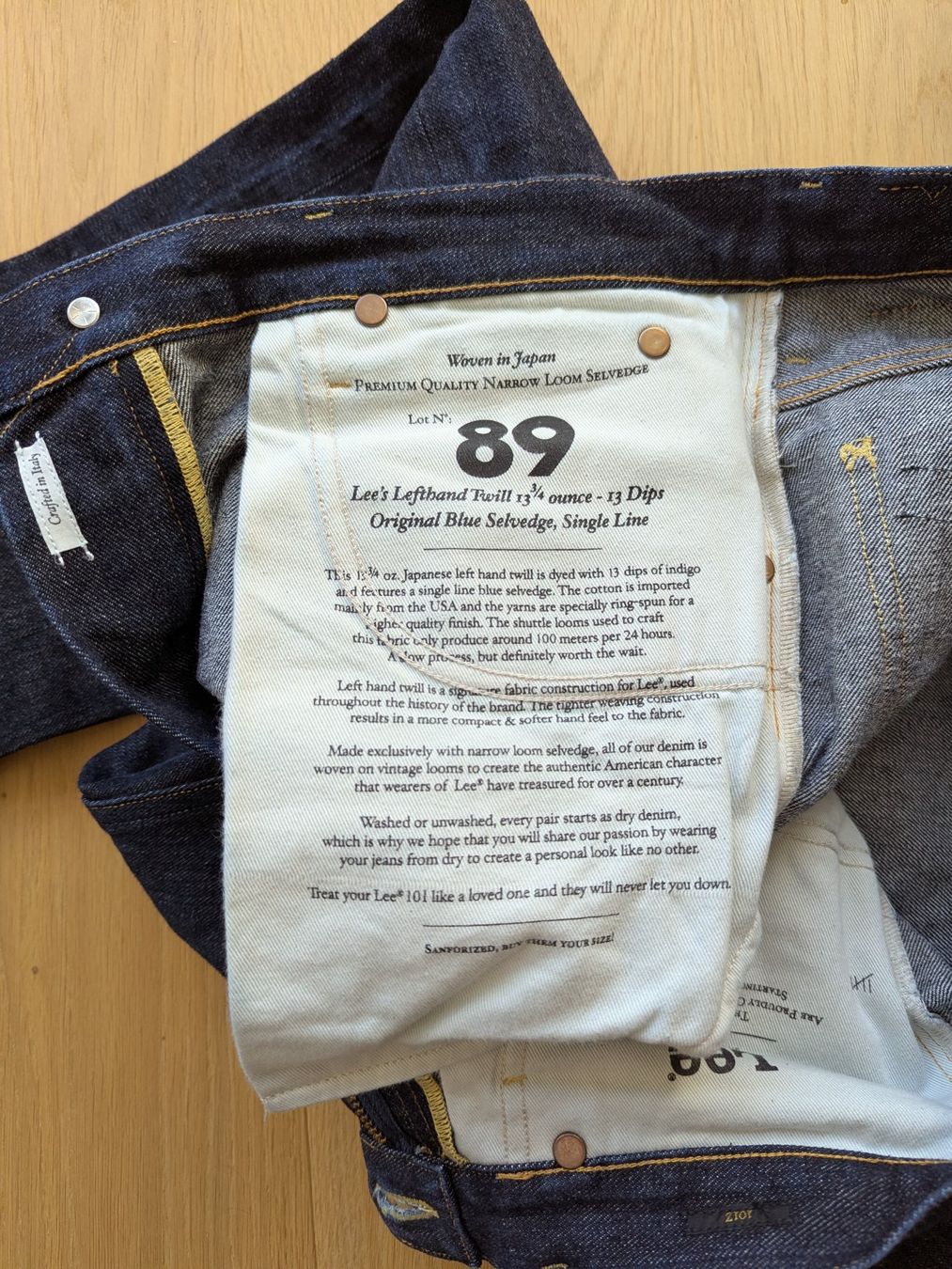 Lee Jeans: Lee 101Z Jean Regular Dry 31/34 – Gebraucht aus Winterthur von z0o 3