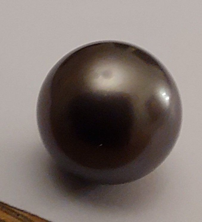 Perle (finte): Makellose Tahiti-Perle, 10mm Durchmesser – Nuovo (secondo la descrizione) da Klingnau venduto da Tamina5 2