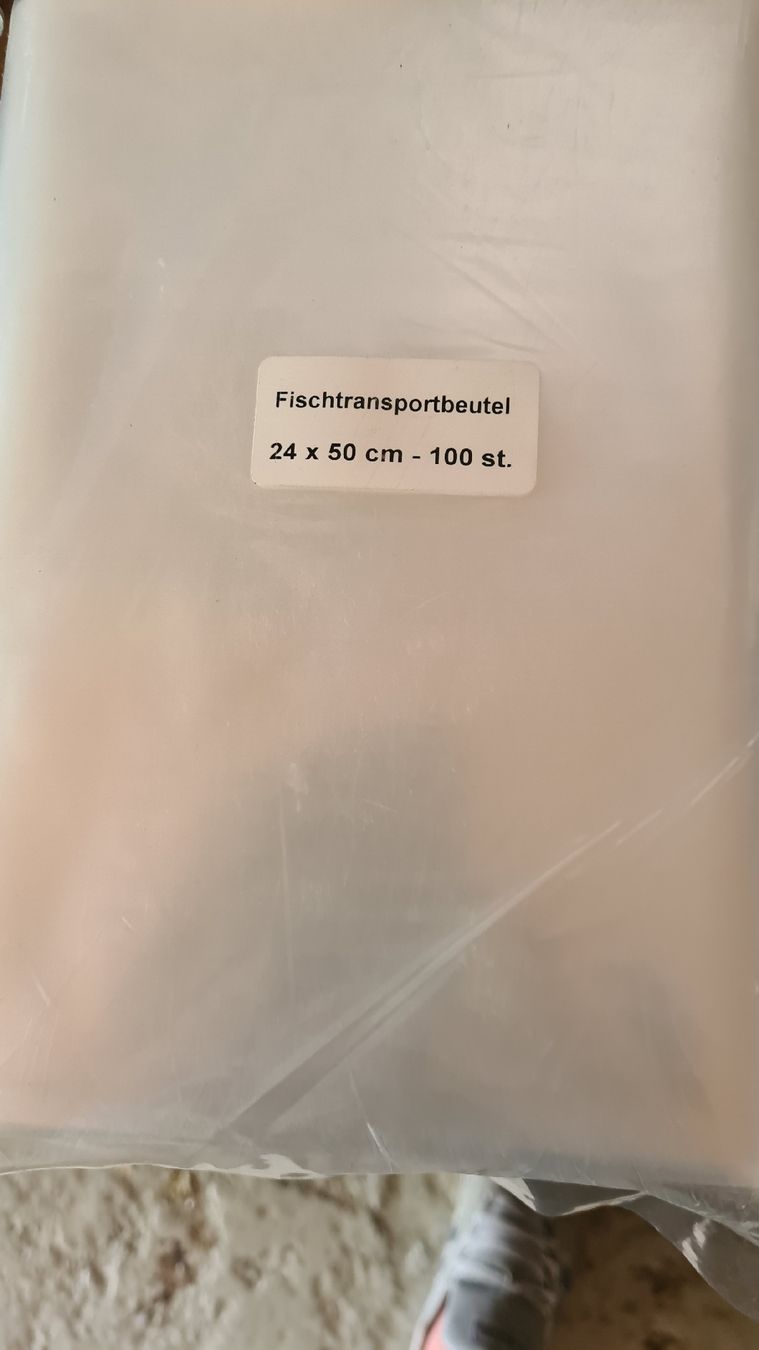 Tutte le decorazioni: Fischtransportbeutel 24x50cm, 100 Stk. – Nuovo e nell'imballaggio originale da Luzern venduto da Zanclus