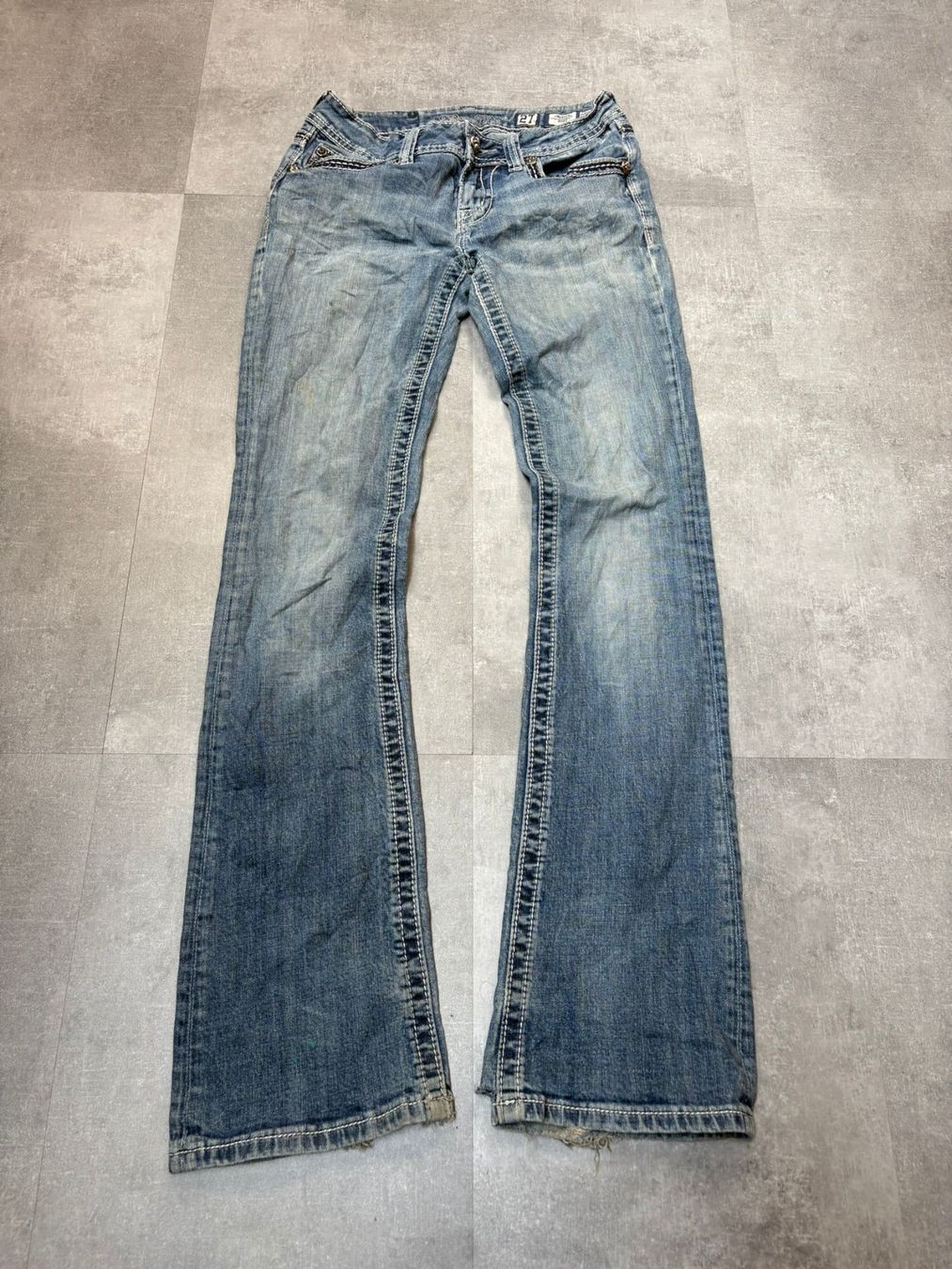Jeans: Miss Me Bootcut Flared Jeans - Grösse M/27 – Usato da Werdenberg venduto da hase.vintage 1