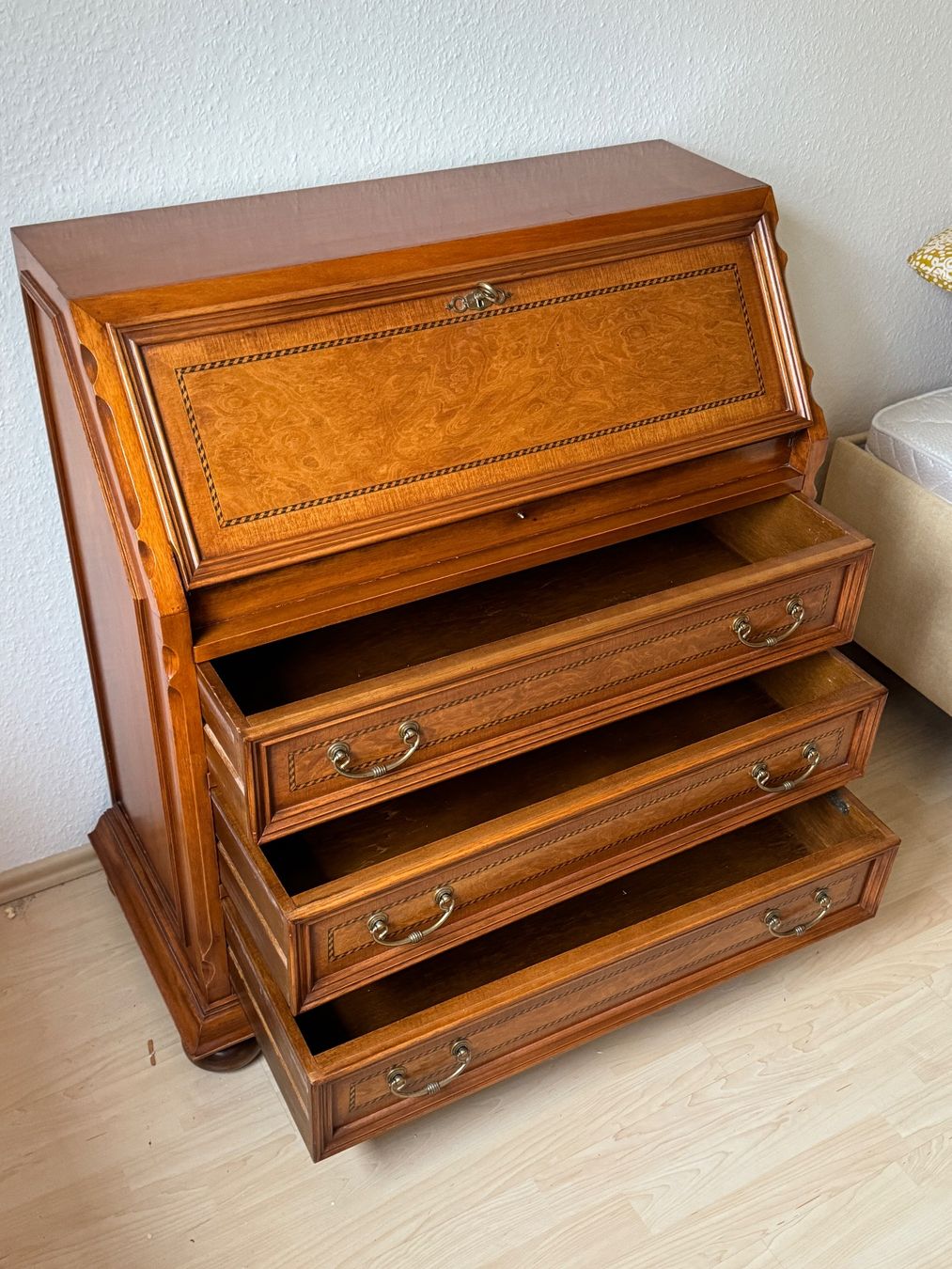 Scrivanie: Biedermeier Sekretär Stilmöbel SELVA Kirschbaum – Usato da Gemünden venduto da GEUENWALD 9