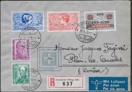 1938 R/Pro AERO Etappe Lausanne-Genf F26 + PJ Serie ab 1.-