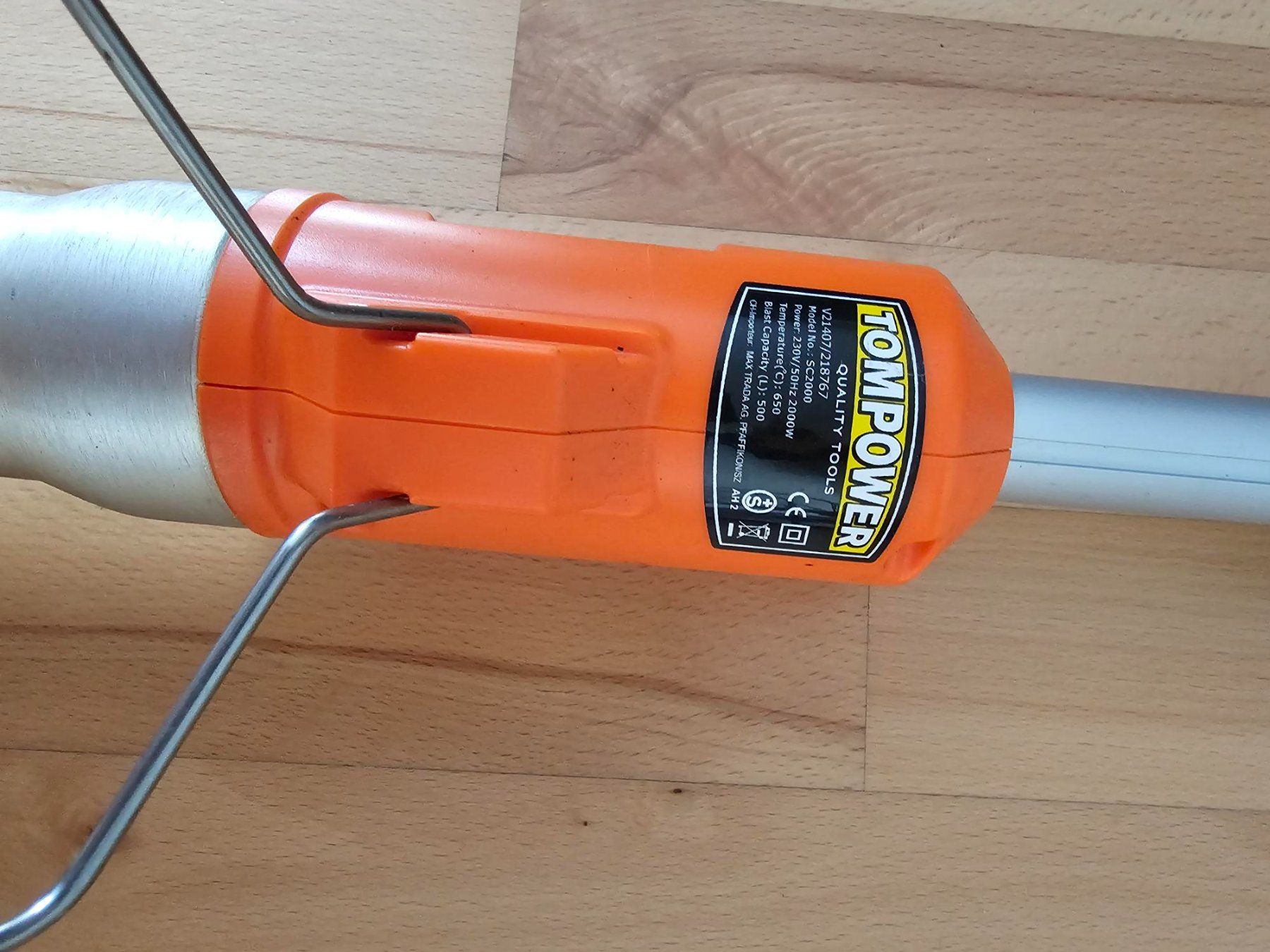 Tous les outils: Tompower Elektrischer Unkrautbrenner 2000W / 650°C – D'occasion à Wetzikon ZH par cyhe77 1