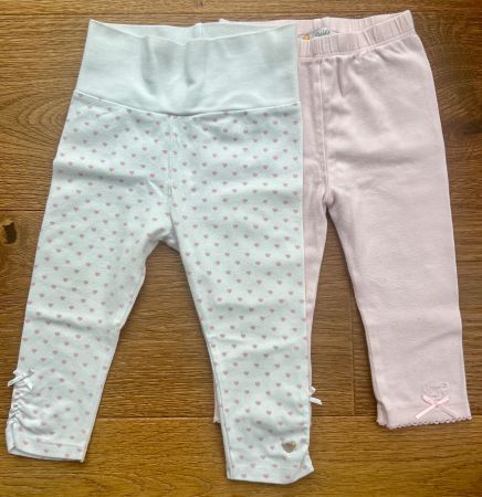🌸 2 Leggings Steiff – Gr. 74