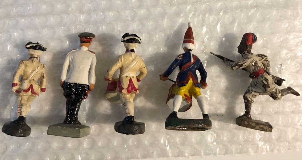 Lot Figurines Fantassins INCA France – Composition, 1/32, 1ère Guerre, état Correct