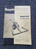 Original Anleitung + ET-Liste Rapid 505 Motormäher