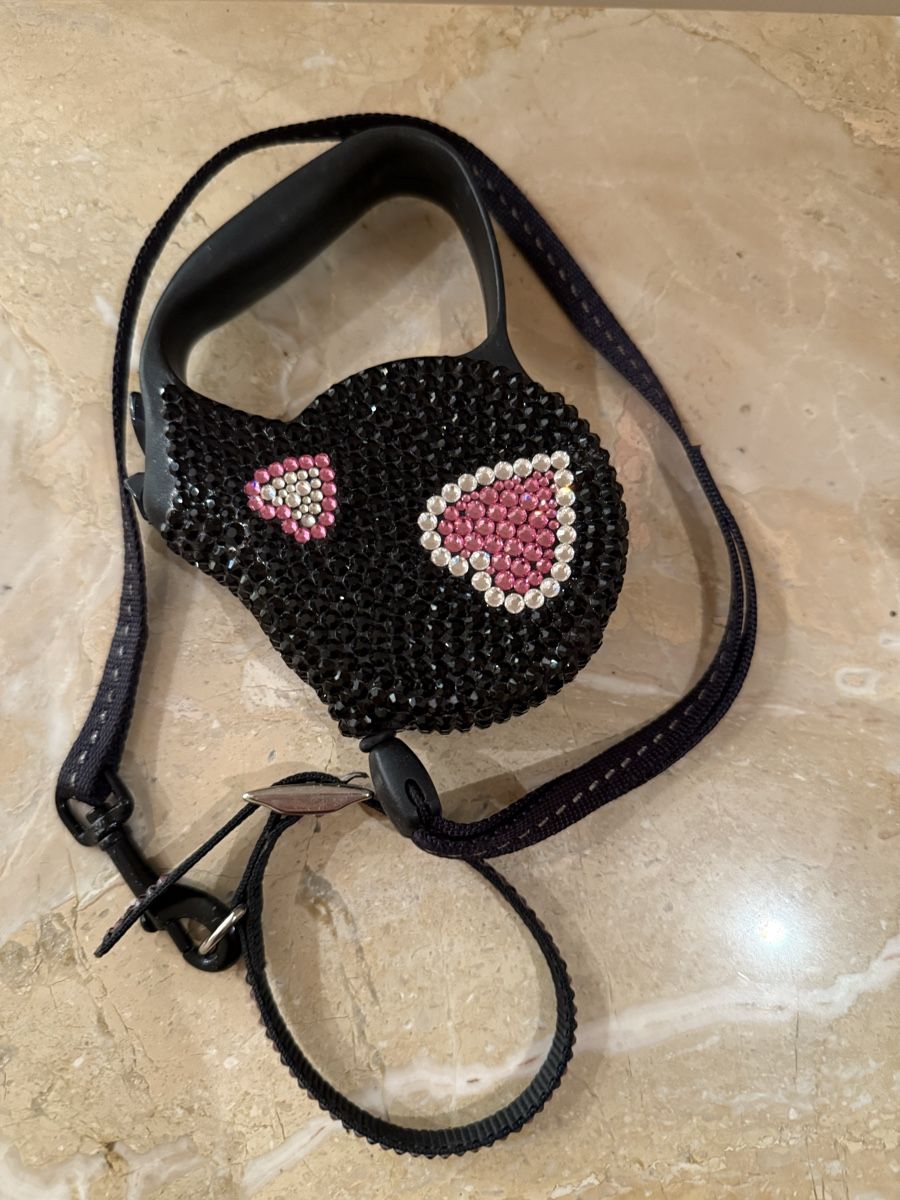 Guinzagli & Collari: Dog Swarovski collar and leash – Usato da Paradiso venduto da apf_mh9c