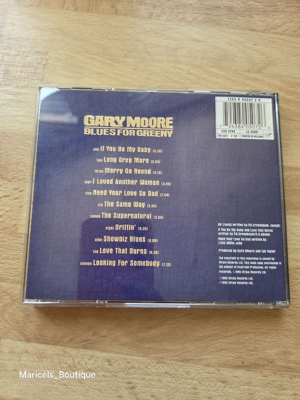 CDs: Gary Moore Blues For Greeny CD good condition – Gebraucht aus Winterthur von Maricels_Boutique 1