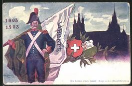 Centenaire Vaud 1803-1903, artiste Hegnauer