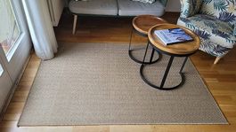 Moderner Teppich in Naturfarben 180x120 cm