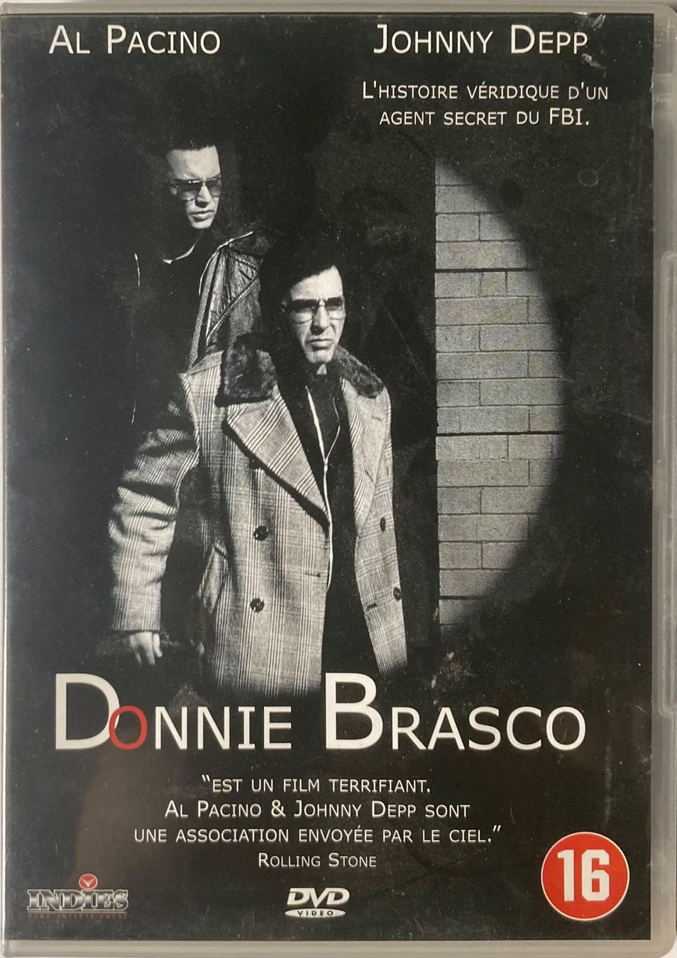 Tutti i DVDs: AL PACINO / JOHNNY DEEP - DONNIE BRASCO – Usato da Poliez-Pittet venduto da Newtown-Records