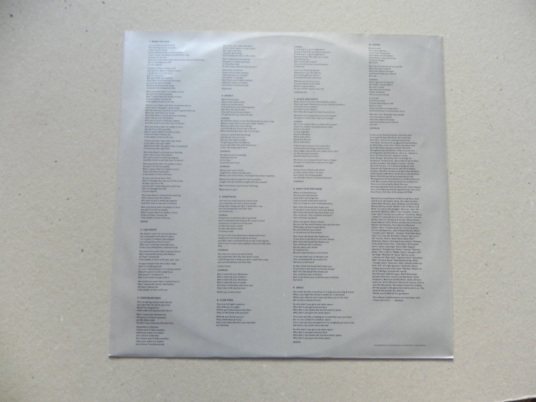 Schallplatten: LP brit. Synth Pop  Band Bros 1989 The Time – Gebraucht aus Siebnen von krimsie 2