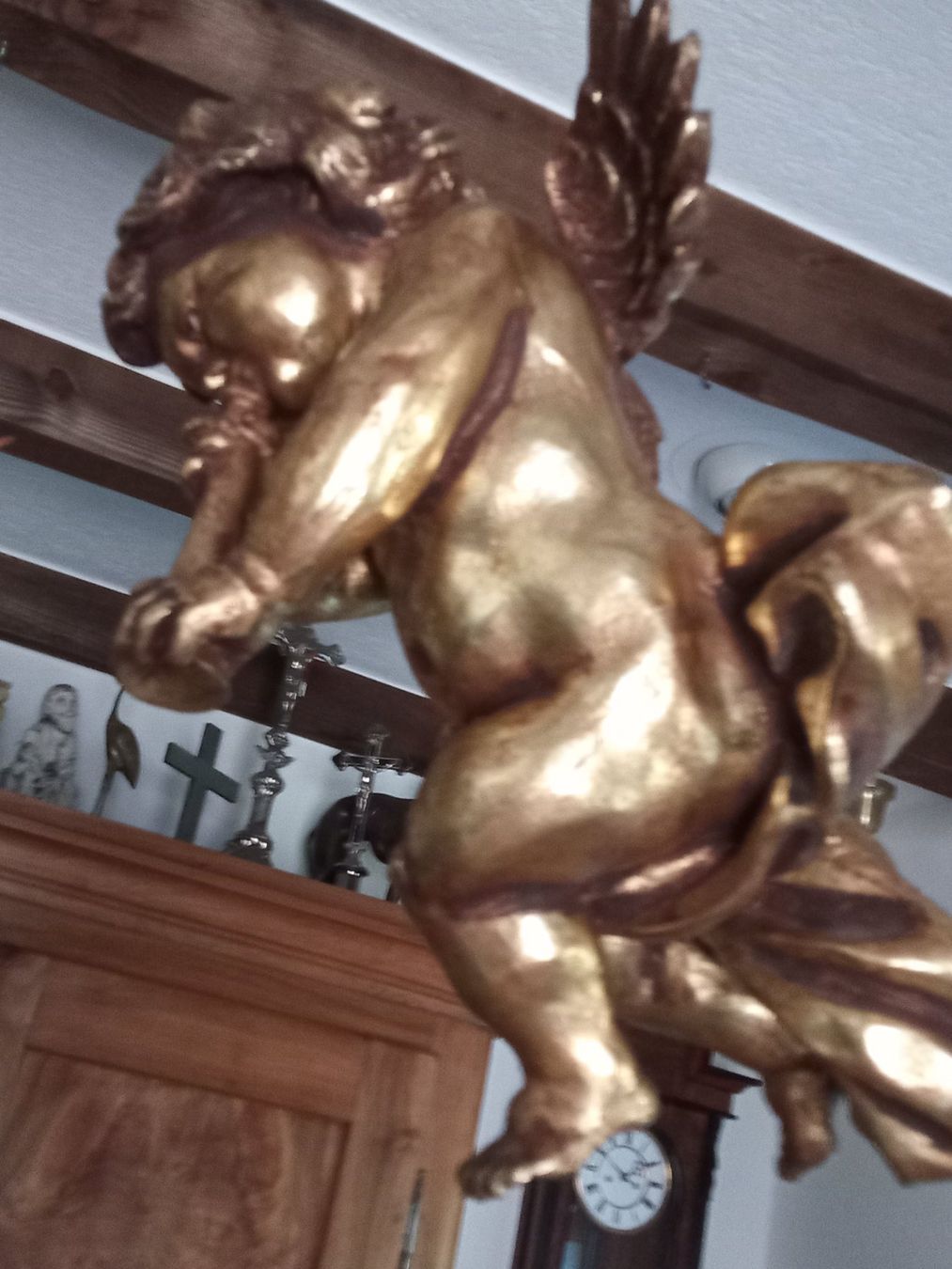 Statuette: Schwebender Engel mit Trompete – Usato da Zürich venduto da edi_c2m6 1