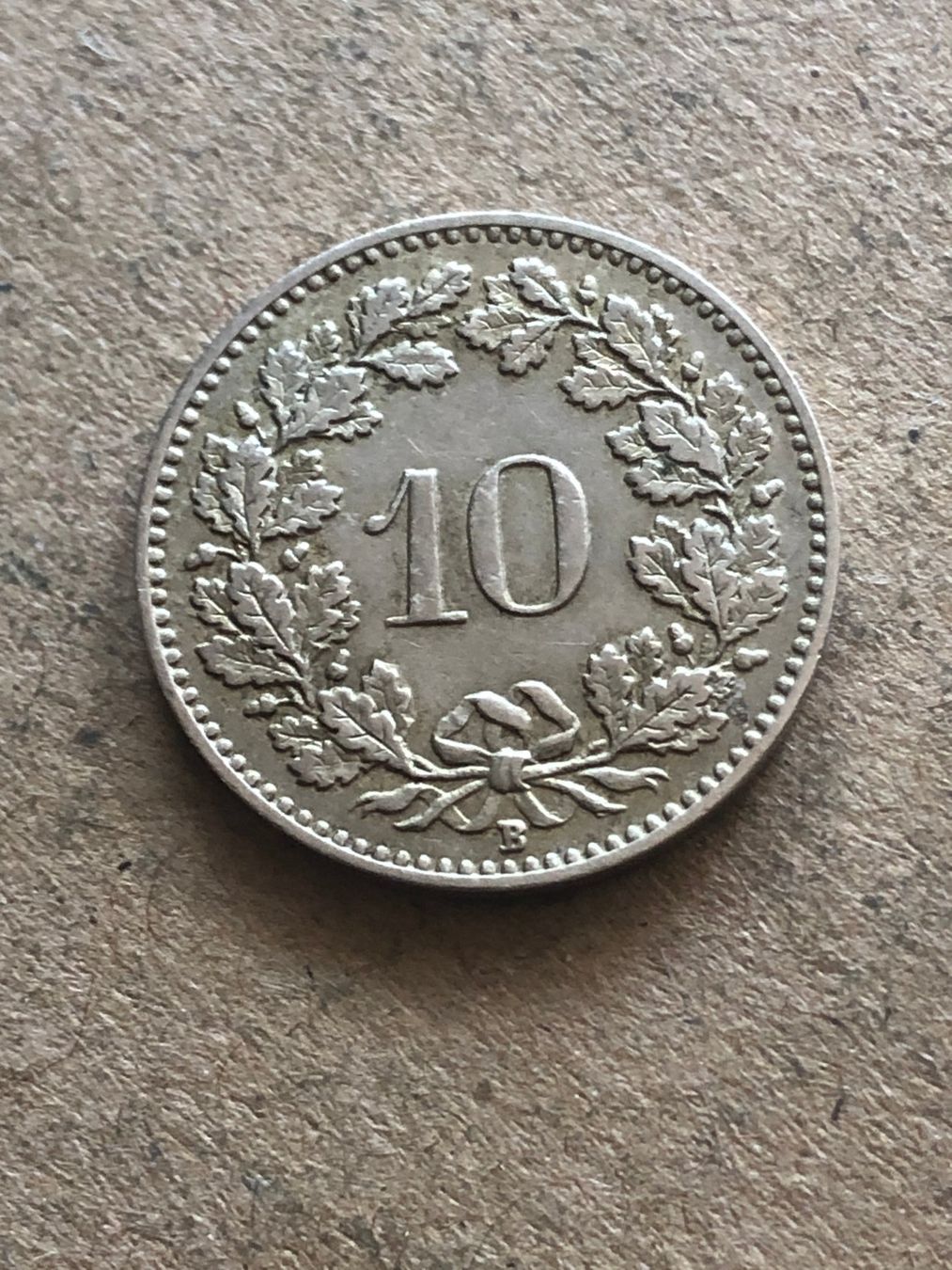 Toutes les monnaies: 10 Rp. 1919 – D'occasion à Schötz par Odpa 1