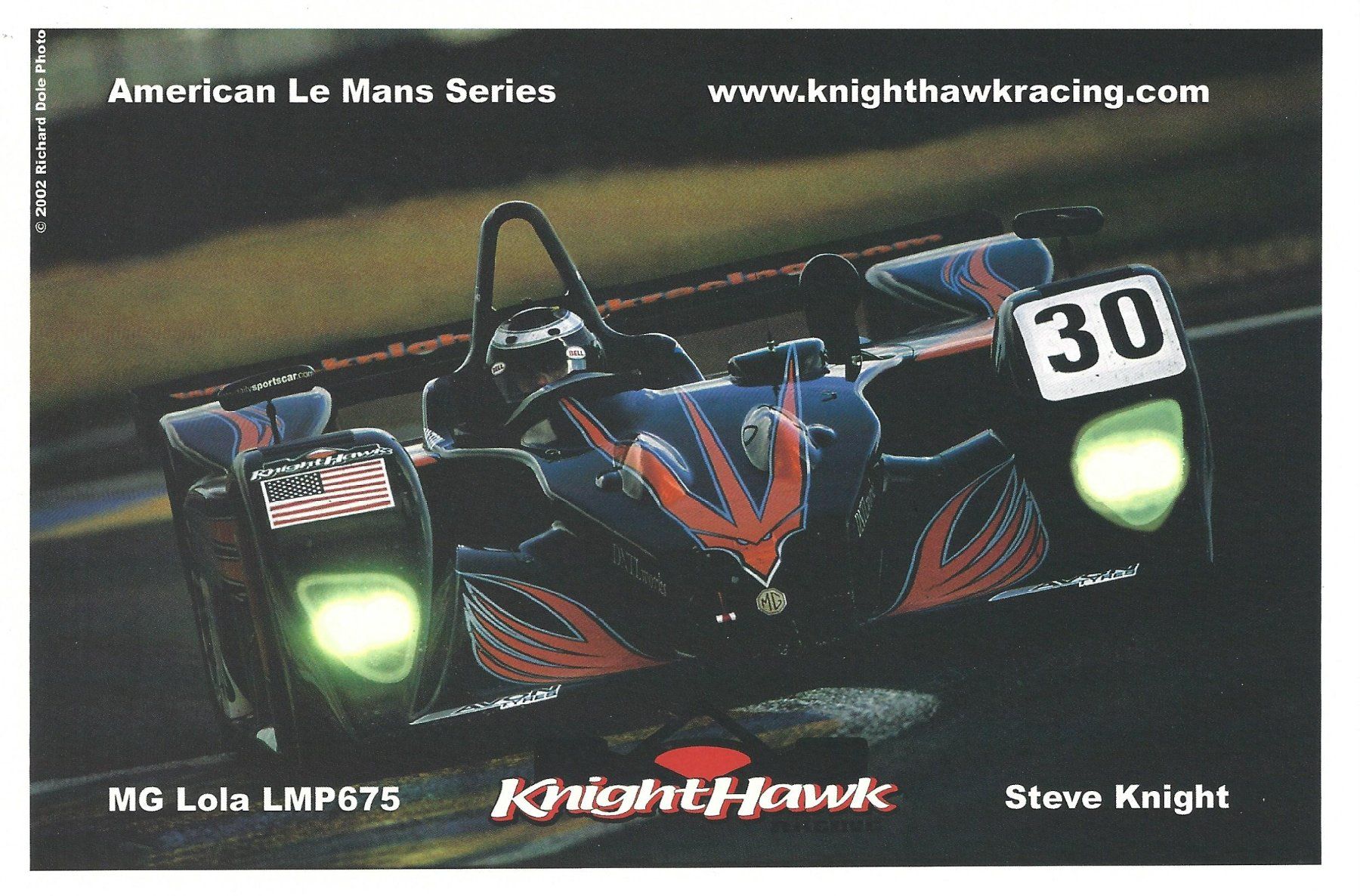 Autografi: Steve Knight, ALMS – Usato da Aarburg venduto da Hktm 1
