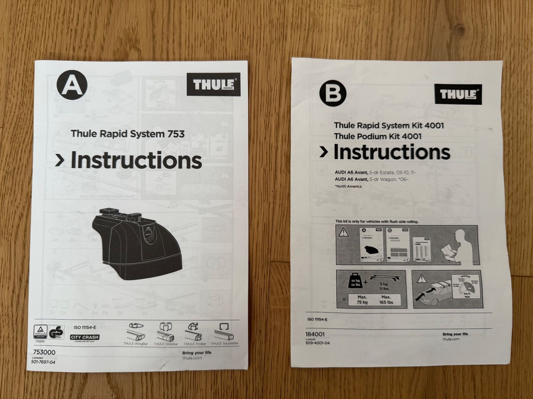 Thule Portapacchi: THULE Dachträger Audi A6 Avant – Usato da Olten venduto da wit_7rs9 3