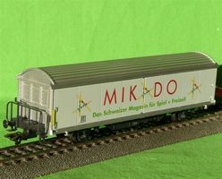 SBB Schiebewandwagen Typ Hbils MIKADO/VEDES Werbewagen