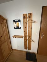 Garderobe Holz mit Spiegel und Ablage