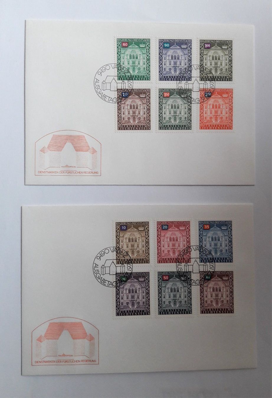 Tous les timbres: 1976 FDC Dienstmarken – Neuf (Voir description) à Alten par Regenwasser